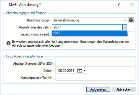 MwSt.-Abrechnung – Hilfe-Center